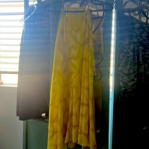 Beautiful yellow summer dress